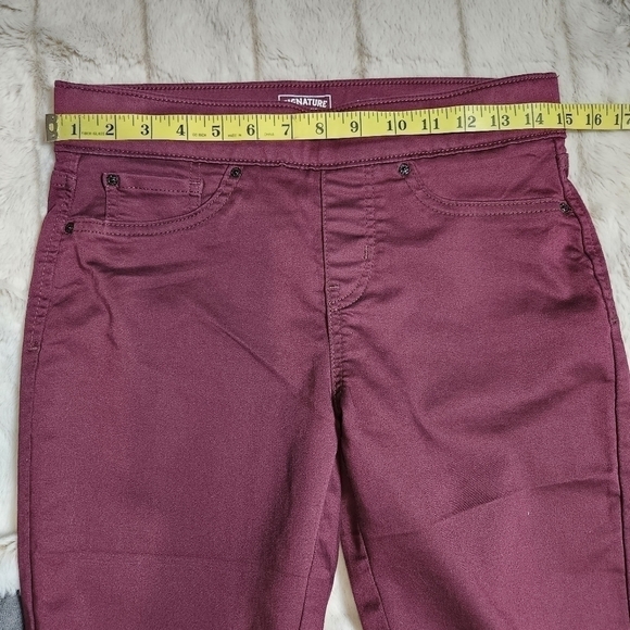 𝅺Pants Burgundy Skinny shapping pants Cotton blend SIGNATURE LEVI STRAUSS GOLD - Picture 9 of 11